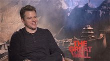 Matt Damon Interview - The Great Wall Video