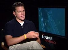 MATT DAMON - THE BOURNE SUPREMACY - Interview Video