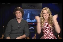 Matt Shively & Kathryn Newton (Paranormal Activity 4) - Interview Video