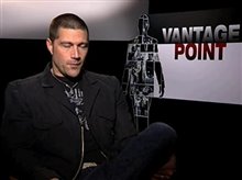 Matthew Fox (Vantage Point) - Interview Video
