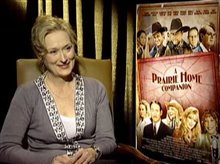 MERYL STREEP (A PRAIRIE HOME COMPANION) - Interview Video