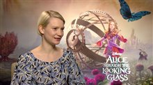 Mia Wasikowska Interview - Alice Through the Looking Glass Video