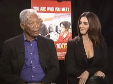 MORGAN FREEMAN & PAZ VEGA (10 ITEMS OR LESS) - Interview Video