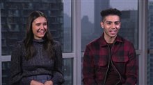 Nina Dobrev & Mena Massoud talk 'Run This Town' - Interview Video