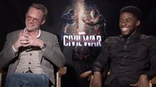 Paul Bettany & Chadwick Boseman Interview - Captain America: Civil War Video