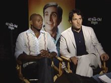 PAUL RUDD & ROMANY MALCO - THE 40 YEAR-OLD VIRGIN - Interview Video