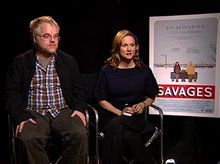 Philip Seymour Hoffman & Laura Linney (The Savages) - Interview Video