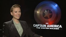 Scarlett Johansson (Captain America: The Winter Soldier) - Interview Video