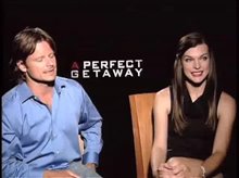Steve Zahn & Milla Jovovich (A Perfect Getaway) - Interview Video