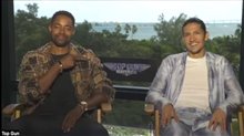 'Top Gun: Maverick' stars Jay Ellis and Danny Ramirez on working with Tom Cruise - Interview Video