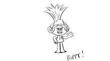 TROLLS WORLD TOUR - How to Draw Poppy Video