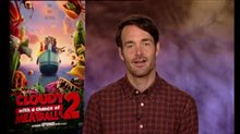 Will Forte (Cloudy with a Chance of Meatballs 2) - Interview Video