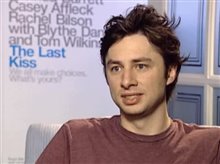ZACH BRAFF (THE LAST KISS) - Interview Video