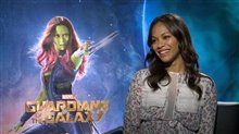Zoe Saldana (Guardians of the Galaxy) - Interview Video