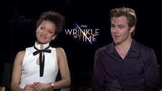 gugu-mbatha-raw-chris-pine-interview-a-wrinkle-in-time Video Thumbnail