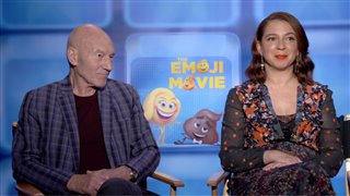 patrick-stewart-maya-rudolph-interview-the-emoji-movie Video Thumbnail