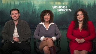Spencer Macpherson, Rainbow Wedell and Kiara Pichardo on S3 of 'School Spirits' - Interview Video Thumbnail